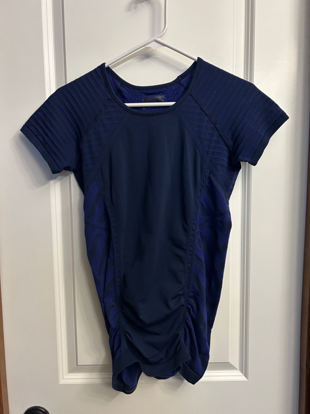 Athleta Navy Blue Short Sleeve Performance Tee